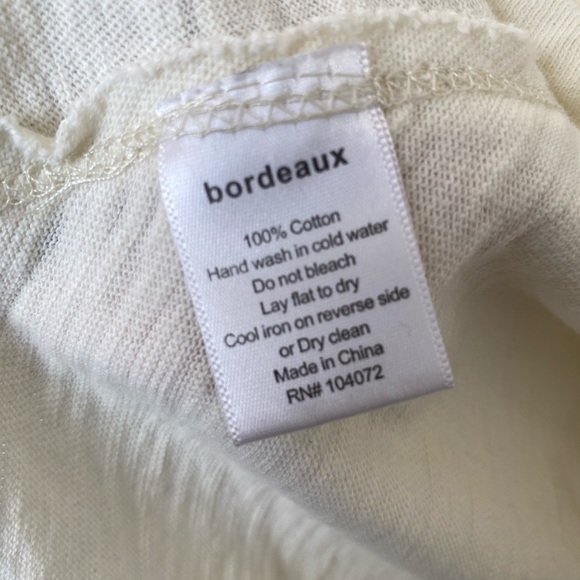 Bordeaux V-neck top size XS - Picture 6 of 8